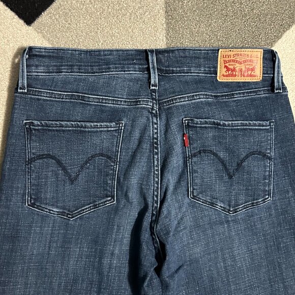 Levi's Mid Rise Skinny Embroidered Pockets Jeans Women's Size 30 - Picture 7 of 10